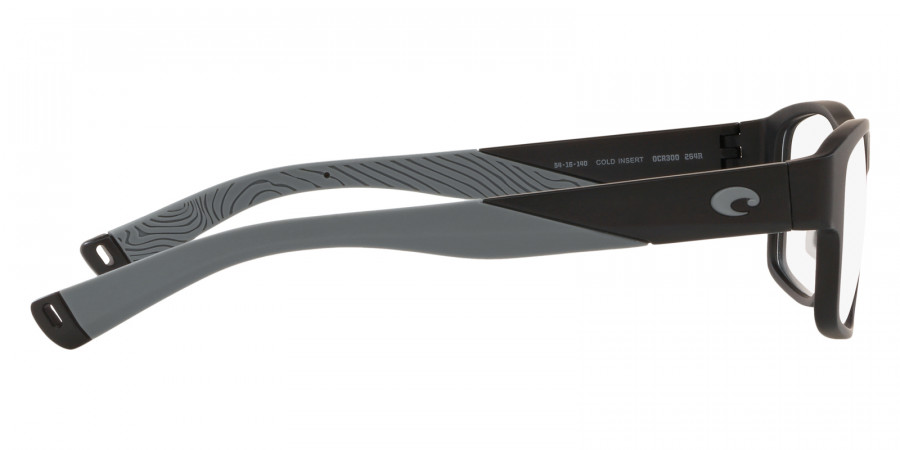 Color: Matte Black/Gray Rubber (801004) - Costa Del Mar 6S801080100457