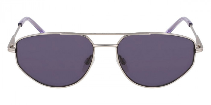 DKNY™ DK117S 045 57 - Satin Silver/Kiwi