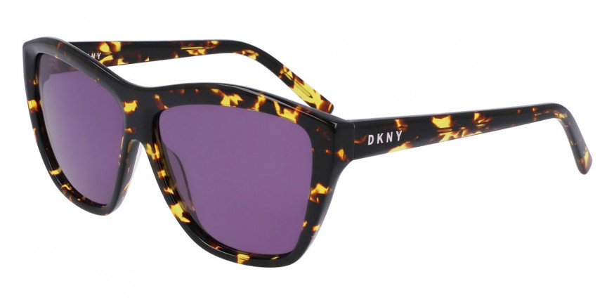 DKNY™ DK544S 017 58 - Black/Amber Tortoise