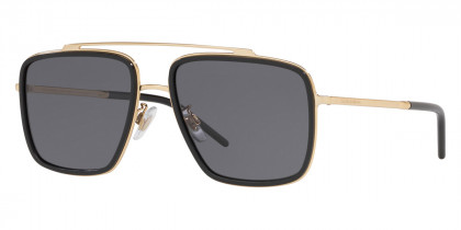 Dolce & Gabbana™ Madison DG2220 02/81 57 Gold/Black Sunglasses