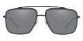 Matte Black / Transparent Gray / Gradient Brown Mirrored Gold