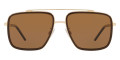 Pale Gold / Brown / Dark / Light Brown Gradient Polarized