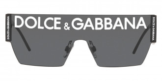 Dolce & Gabbana™ Geometric Transparency DG2233 01/87 43 - Black