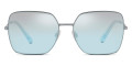 Matte Azure / Light Azure Mirr Gradient Black