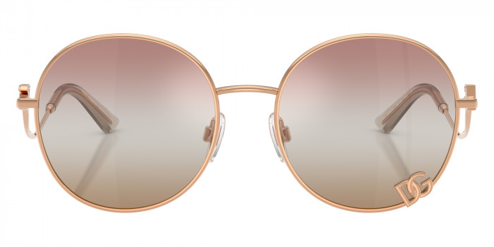 DOLCE & GABBANA™ DG2324 1298EL 56 - Rose Gold