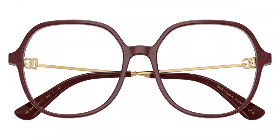 Color: Bordeaux/Gold (3442) - Dolce & Gabbana DG3364344254