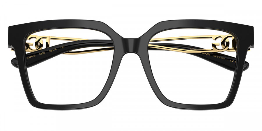 Color: Black/Gold (3355) - Dolce & Gabbana DG3376B335553