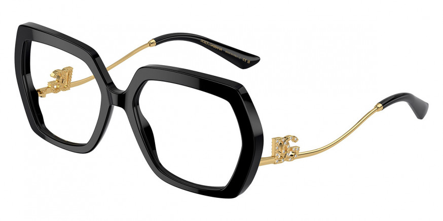 Dolce & Gabbana™ DG3390B 501 56 - Black/Gold