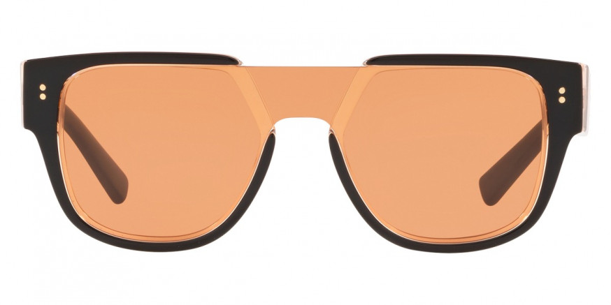 Dolce & Gabbana™ Domenico DG4356 323974 22 - Black on Transparent Orange