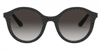 Color: Pois White on Black (31268G) - Dolce & Gabbana DG435831268G50