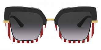 Color: Black/Print Stripes (32778G) - Dolce & Gabbana DG437332778G52