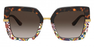 Color: Havana/Print Carretto (327813) - Dolce & Gabbana DG437332781352
