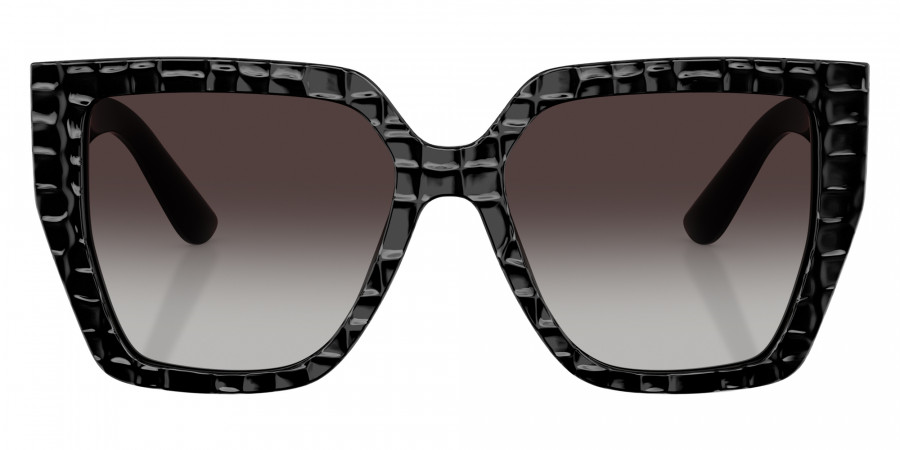 DOLCE & GABBANA™ DG4438 32888G 55 - Black Texture Cocco