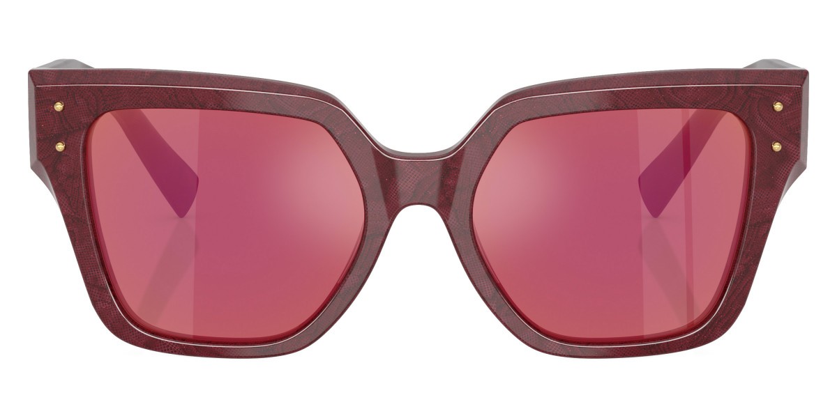 パーティを彩るご馳走や Gabbana™ & Dolce DG4471 Sunglasses Lace Bordeaux 52 3442D0 アクセサリー