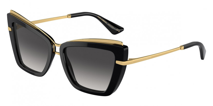 Dolce & Gabbana™ DG4472 501/8G 54 - Black/Gold