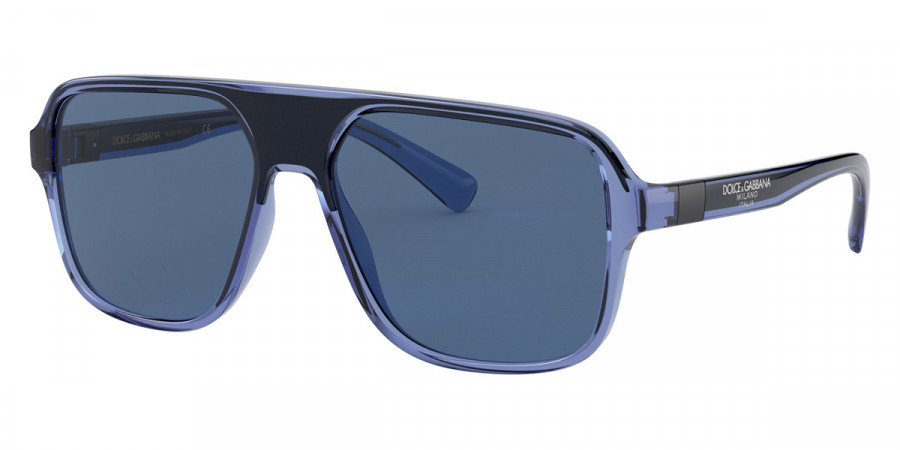 Color: Transparent Blue/Black (325880) - Dolce & Gabbana DG613432588057