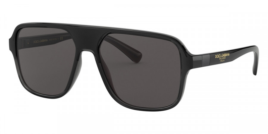 Color: Transparent Gray/Black (325787) - Dolce & Gabbana DG613432578757