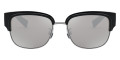 Black / Light Gray Mirrored Silver 80