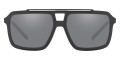 Gray / Light Gray Mirrored Black