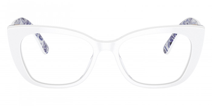 DOLCE & GABBANA™ DX3357 3371 49 - White on Blue Maiolica