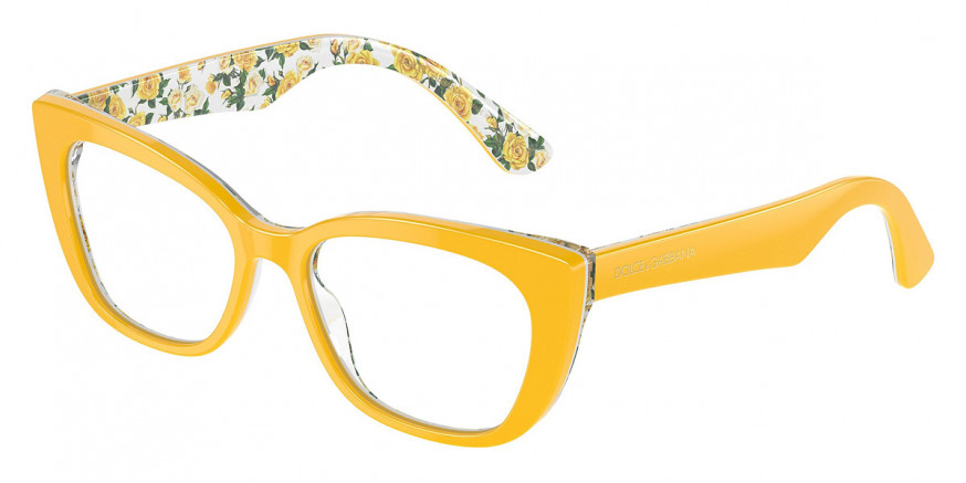 Dolce & Gabbana™ DX3357 3443 49 - Yellow on Yellow Roses