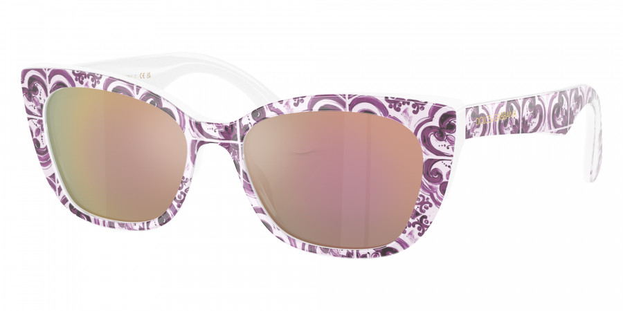 Color: Violet Maiolica (34595R) - DOLCE & GABBANA DX442734595R49