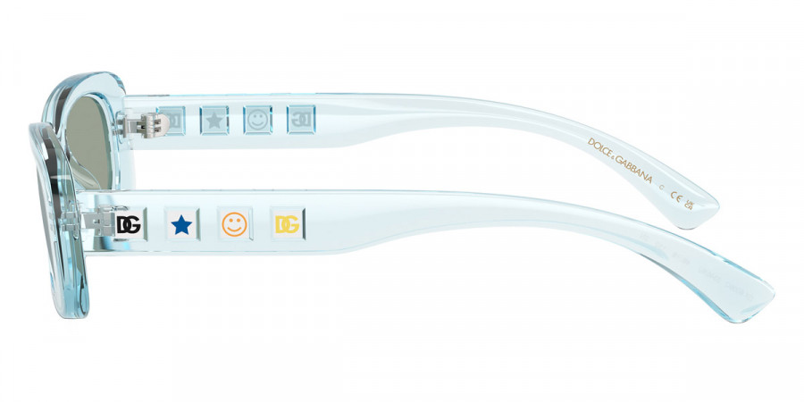 Color: Transparent Azure (33466J) - Dolce & Gabbana DX6006U33466J46