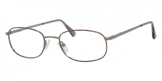 Black Elasta Metal Rectangular Eyeglasses 53 0JWV Blue 
