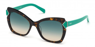 Color: Shiny Dark Havana/Shiny Light Green (52P) - Emilio Pucci EP009052P55