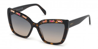 Emilio Pucci™ EP0101 52B 59 - Shiny Dark Havana