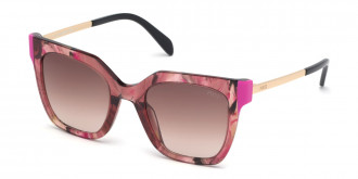 Emilio Pucci™ EP0121 68F 51 - Swirled Pink/Rose Gold/Black
