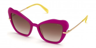 Emilio Pucci™ EP0135 75F 55 - Shiny Opal Orchid/Rose Gold/Opal Yellow