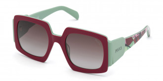 Emilio Pucci™ EP0141 66T 53 - Pink and Light Green with Alex Pucci Print