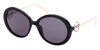 Color: Shiny Black with Ivory & Vivara Print Wrap (01A) - Emilio Pucci EP016401A58