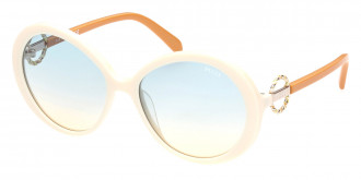 Color: Shiny Ivory with Orange & Vivara Print Wrap (25P) - Emilio Pucci EP016425P58