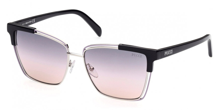 Color: Shiny Palladium & Black (05B) - Emilio Pucci EP017105B57