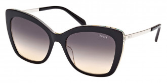 Color: Shiny Bilayer Black & Turquoise Pucci Print/Pale Gold (01B) - Emilio Pucci EP019001B58