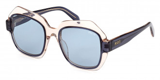 Emilio Pucci™ EP0193 92V 53 - Shiny Transparent Turquoise and Nude