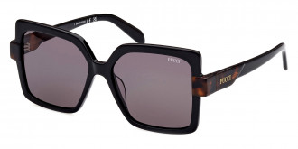 Emilio Pucci™ EP0194 05A 55 - Shiny Black with Classic Havana