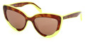 Shiny Acid Green with Shiny Blonde Havana / Light Brown