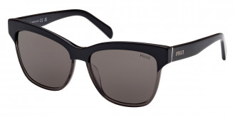 Emilio Pucci™ EP0198 05A 57 - Bilayer Shiny Solid Burgundy/Solid Bordeaux