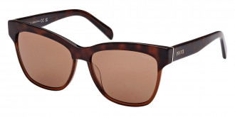 Emilio Pucci™ EP0198 56E 57 - Blonde Havana on Transparent Brown