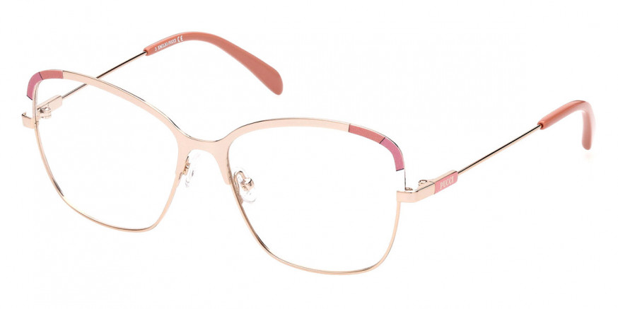 Emilio Pucci™ EP5202 028 55 - Shiny Rose Gold With Rose and Pink Enamel/Shiny Pink