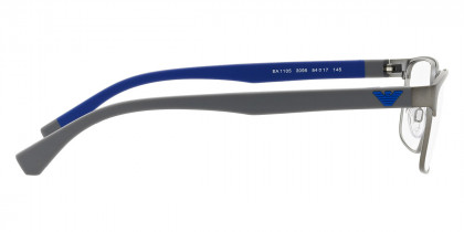 Color: Matte Gunmetal and Matte Gray/Blue (3095) - Emporio Armani EA1105309556