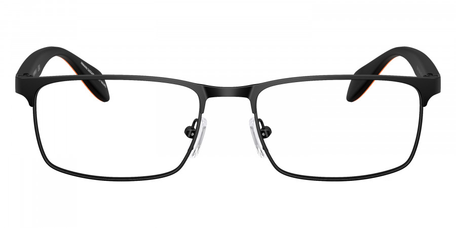 Emporio Armani™ EA1149 3226 56 - Matte Black/Rubber Orange