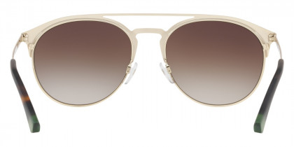 Color: Matte Dark Brown/Pale Gold (318213) - Emporio Armani EA205231821356