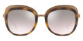 Bronze / Copper / Light Brown Mirrored Silver Gradient
