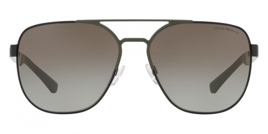 Color: Matte Black/Matte Olive (32258E) - Emporio Armani EA206432258E62