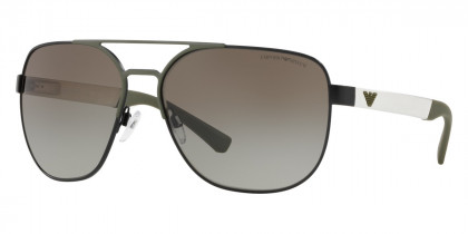 Color: Matte Black/Matte Olive (32258E) - Emporio Armani EA206432258E62