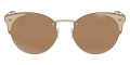Gold / Dark Brown Mirrored Gold